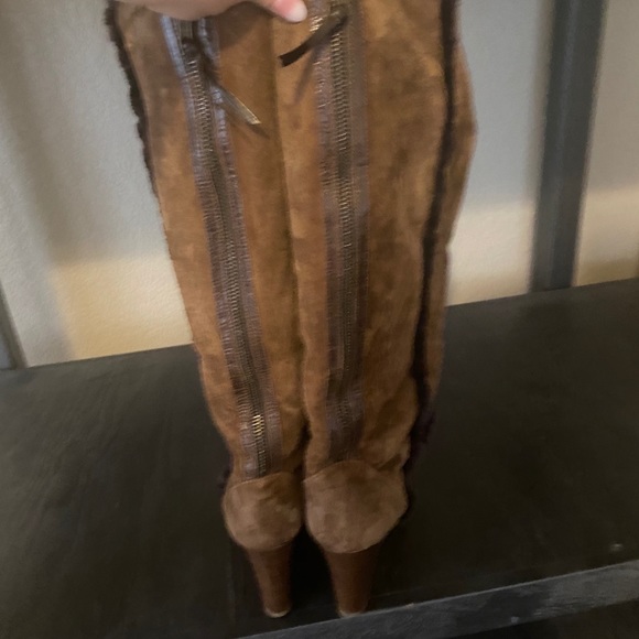 J crew fur lined boots - Picture 2 of 3